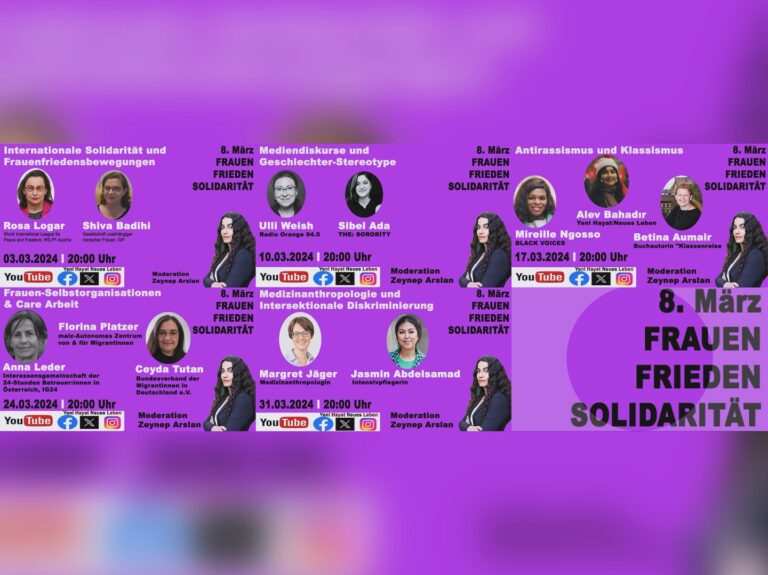 #8M24 Sendereihe – Frauen, Frieden, Solidarität